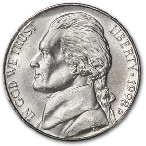 1998-D Jefferson Nickel BU 1998-D Jefferson Nickel BU